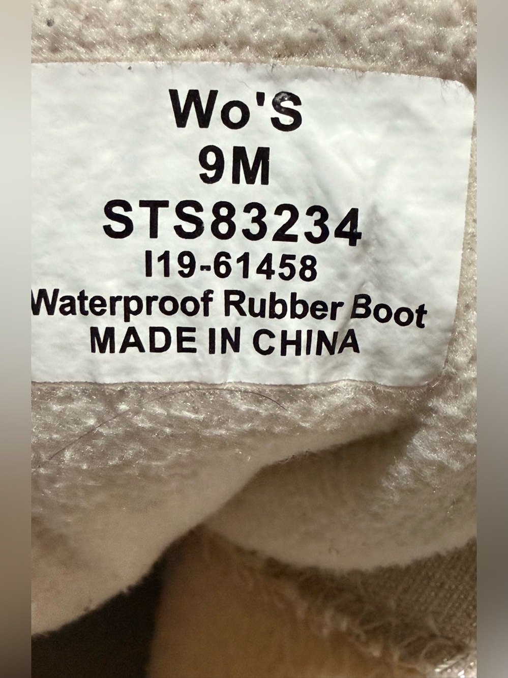 Sperry Top-Sider Cream and Tan Waterproof Rubber Duck Boots - Picture 6 of 11